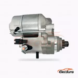 28100-50090 Toyota Starter Motor, 12V 1.4kW 9 Teeth, Complete Side View
