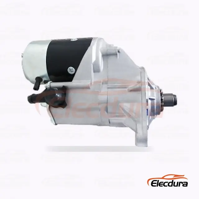 28100-1900 Hino Starter Motor, 24V 4.5kW 11 Teeth, Complete Side View