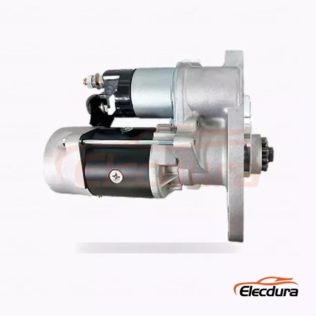 28100-78090 Motorino di avviamento per camion e attrezzature industriali Hino J05C, 24 V 4,5 kW 11 denti, vista del terminale posteriore
