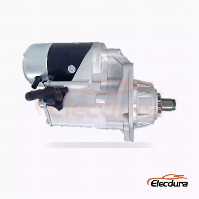 19747 Komatsu Starter Motor, 12V 2.5kW 11 Teeth, Rear Terminal View