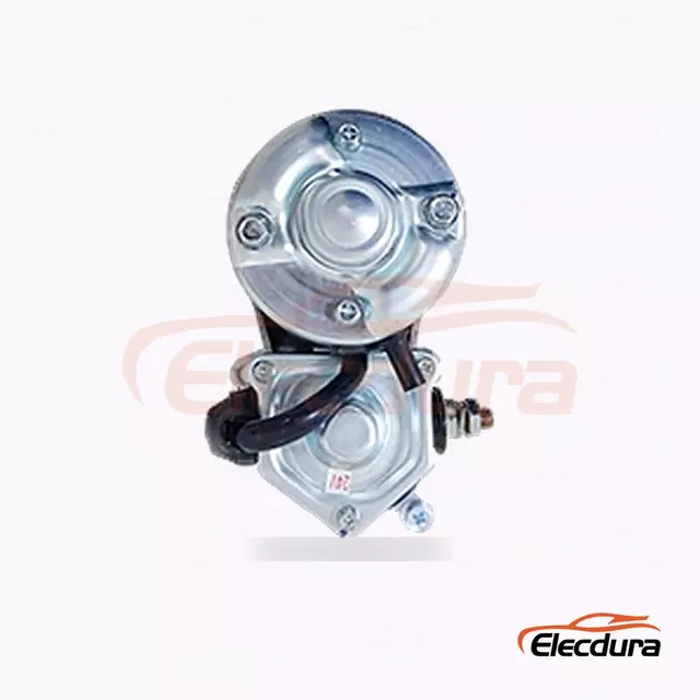 128000-9960 Komatsu Starter Motor, 12V 2.5kW 11 Teeth, Rear Terminal View