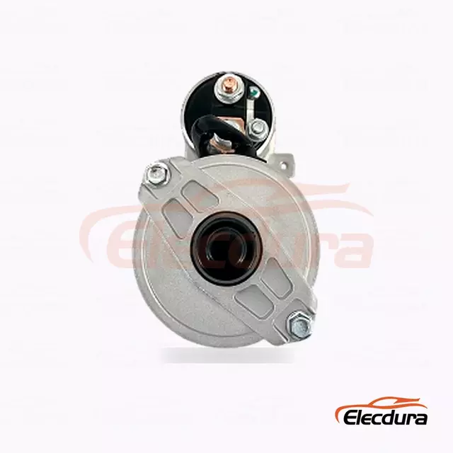 0001109014 Mercedes-Benz Starter Motor, 12V 2kW 10 Teeth, Rear Terminal View