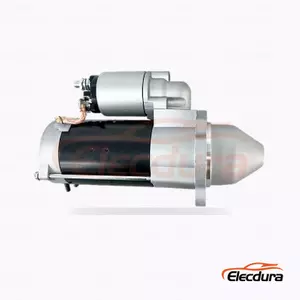 0001230006 Deutz 97 98 Starter Motor, 12V 3.0kW 9 Teeth, Complete Side View