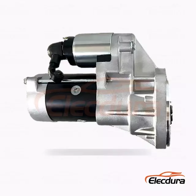 D&eacute;marreur de type Hitachi 3708010-2B5, 12 V, 2,8 kW, 9 dents, vue du terminal arri&egrave;re