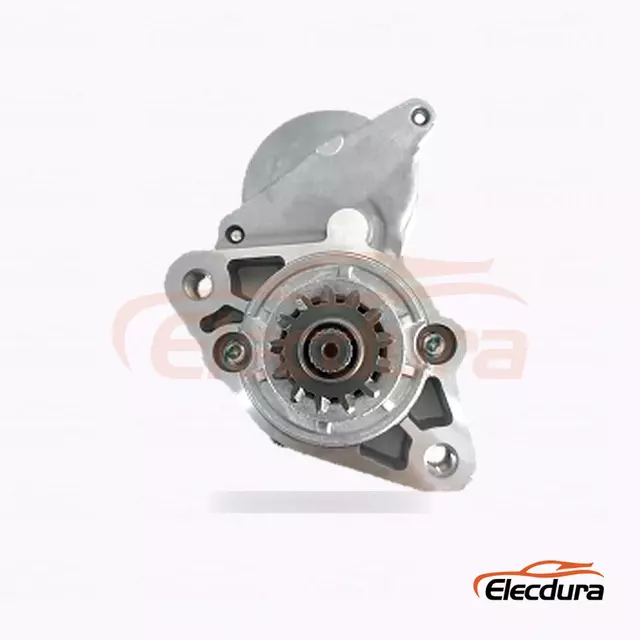 36100-4X901 Kia Starter Motor, 12V 2.00kW 12 Teeth, Complete Side View