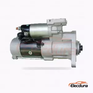 36100-45500 Hyundai and Kia heavy-Equipment Starter Motor, 24V 5.0kW 9 Teeth, Complete Side View
