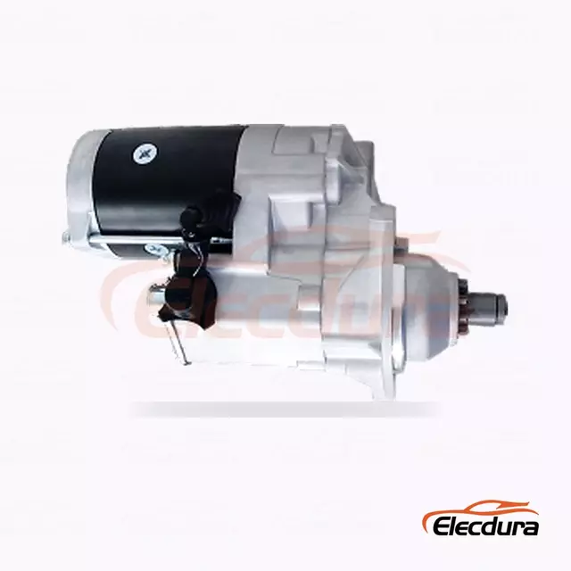 428000-1880 Freightliner and Thomas Built Starter Motor, 12V 4.0kW 11 Teeth, Complete Side View