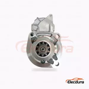 128000-5730 Caterpillar 3114 Starter Motor, 24V 5.5kW 10 Teeth, Complete Side View