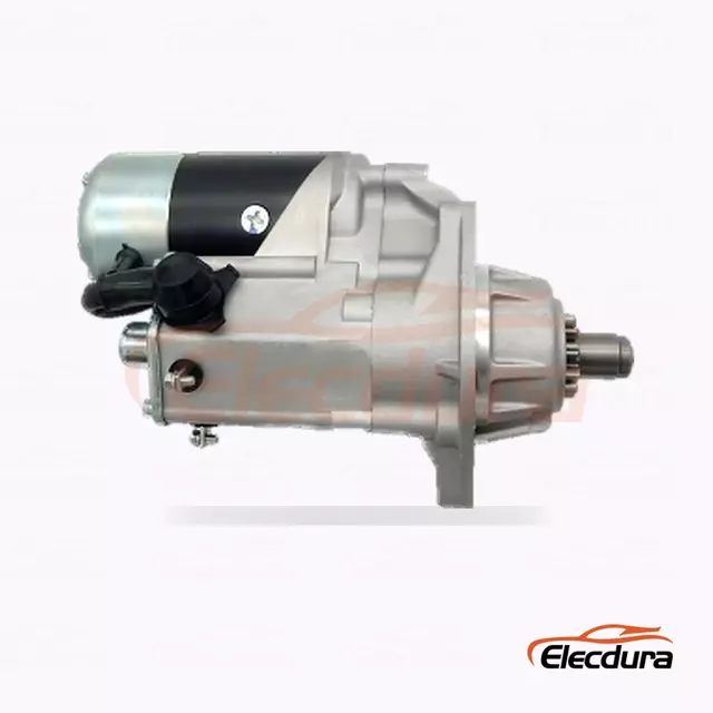228000-5810 Bobcat 643 Starter Motor, 12V 2.7kW 11 Teeth, Rear Terminal View
