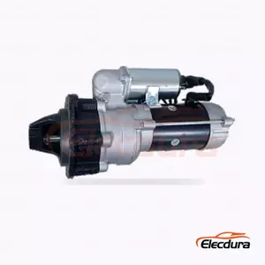 6008133320 Komatsu Starter Motor, 24V 5.5kW 11 Teeth, Complete Side View