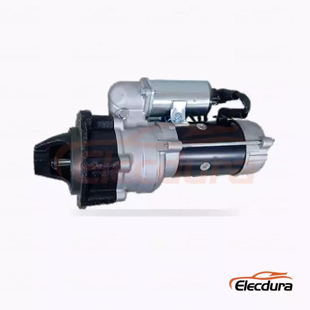 6008133320 Komatsu Starter Motor, 24V 5.5kW 11 Teeth, Complete Side View