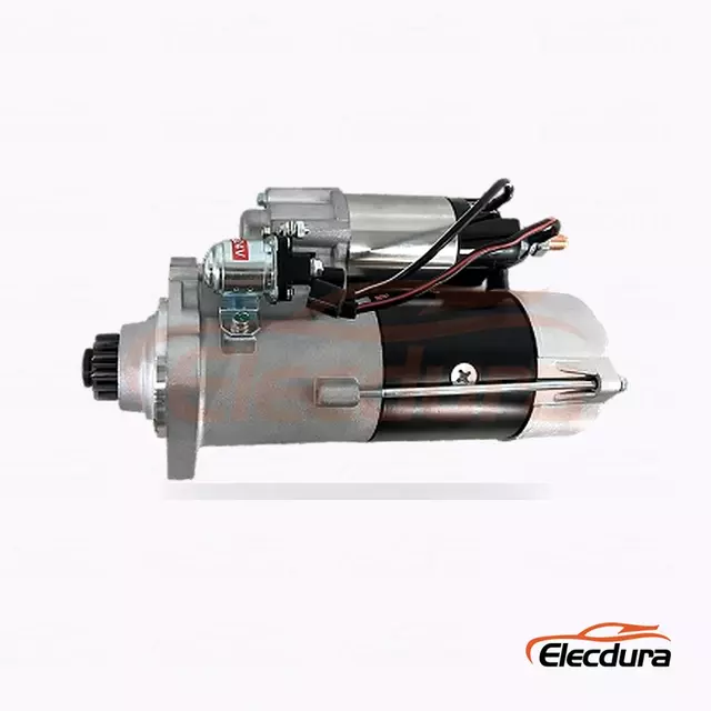 0986022980 Mercedes-Benz Starter Motor, 24V 6.2kW 12 Teeth, Rear Terminal View