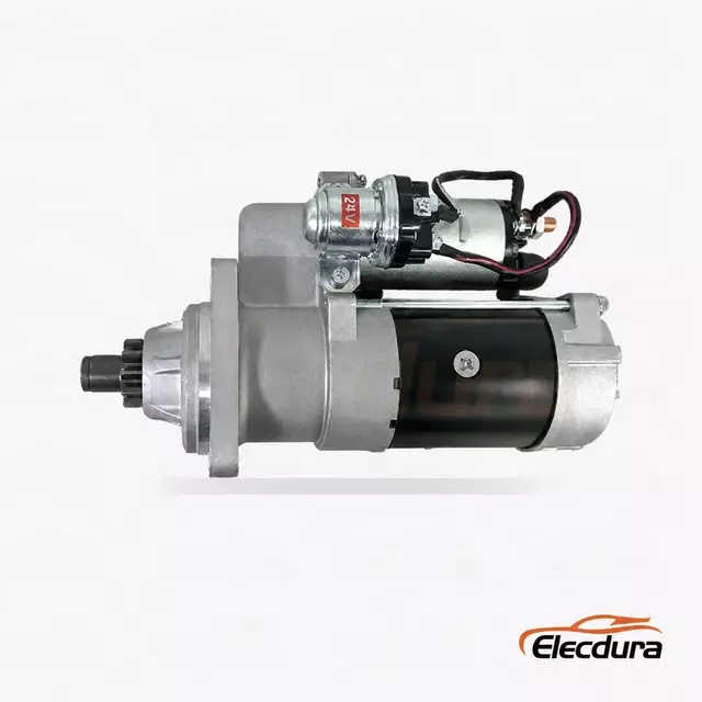 50-8420 Cummins Starter Motor, 12V 2.5kW 10 Teeth, Complete Side View