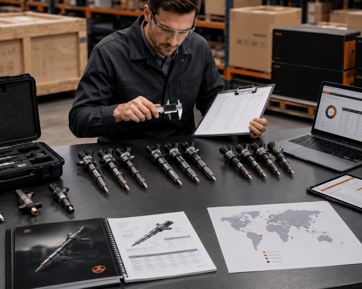 Diesel injector quality inspection and product line planning for importers.png