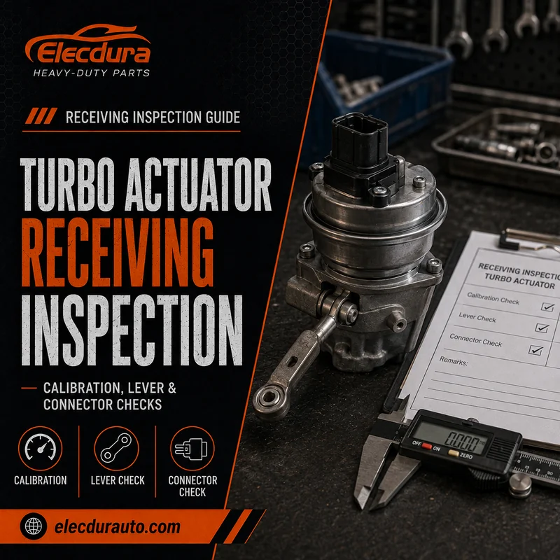 Pemeriksaan Penerimaan Aktuator Turbo: Pemeriksaan Kalibrasi, Tuas, dan Konektor