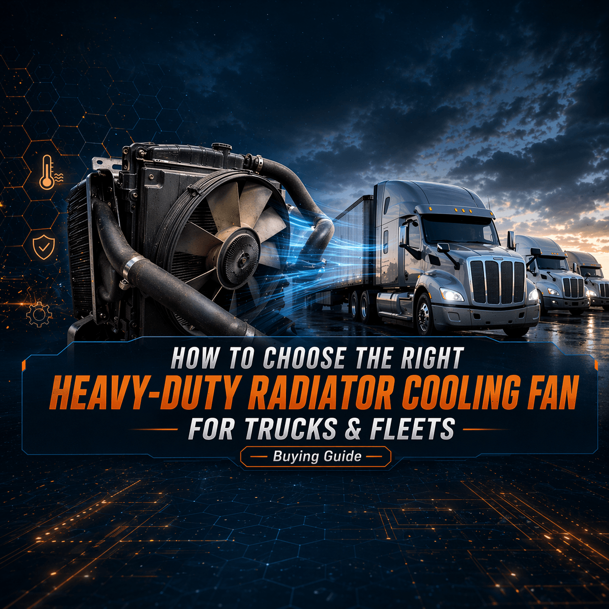 So w&auml;hlen Sie den richtigen Hochleistungs-K&uuml;hlerl&uuml;fter f&uuml;r LKWs und Fuhrparks aus