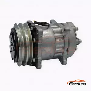 7H13 12V A2 132 mm Heavy-Duty A/C Compressor for Volvo compact excavator