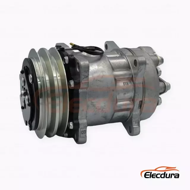 7H13 12V A2 132 mm Heavy-Duty A/C Compressor for Volvo compact excavator
