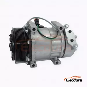 Sanden 8067 SD7H15 R1234yf Heavy-Duty A/C Compressor for Scania Trucks
