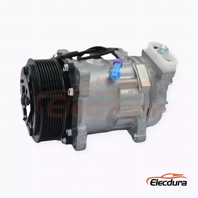 7H15 24V 8PK 119 mm Heavy-Duty A/C Compressor for Shacman Delong 3000 truck