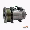 7H15 24V 8PK 133 mm Heavy-Duty A/C Compressor for Caterpillar long-ear angled-port 8PK version