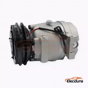 V5 24V A1 130 mm Heavy-Duty A/C Compressor for Hyundai Dash-7 excavator