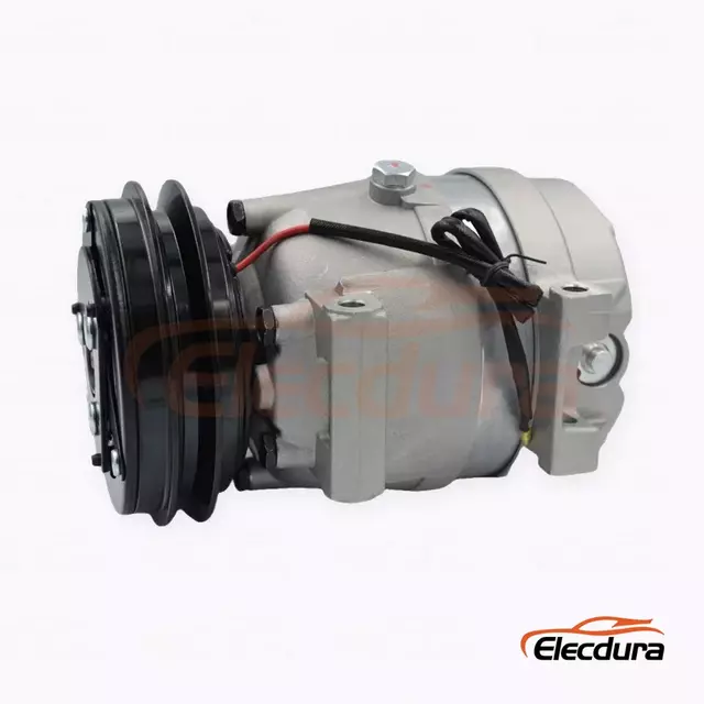 V5 24V A1 130 mm Heavy-Duty A/C Compressor for Hyundai Dash-7 excavator