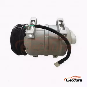 10K17A 24V PV5 119 mm wide-foot Heavy-Duty A/C Compressor for CAMC Hanma H7 truck