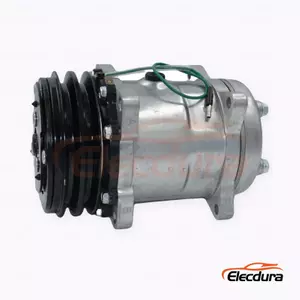 5H14 24V A2 132 mm Heavy-Duty A/C Compressor for Qingling / Isuzu heavy truck
