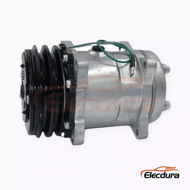 5H14 24V A2 132 mm Heavy-Duty A/C Compressor for Qingling / Isuzu heavy truck