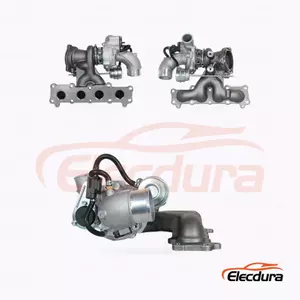 Elecdura K03 Turbocharger 53039700288 OE LR031510 complete assembly front view