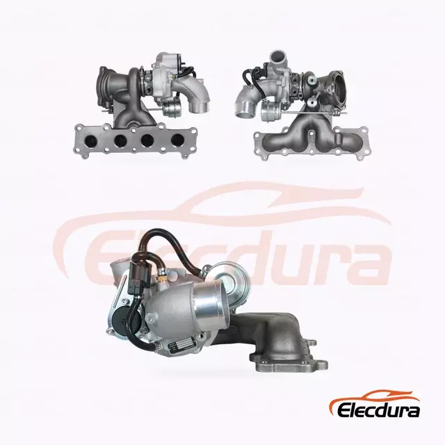 Elecdura K03 Turbocharger 53039700288 OE LR031510 complete assembly front view