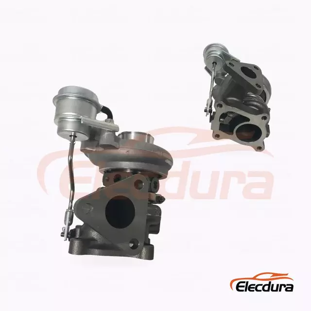 Elecdura TF035HL Turbocharger 49135-02910 OE 1515A123 complete assembly compressor and turbine housing view