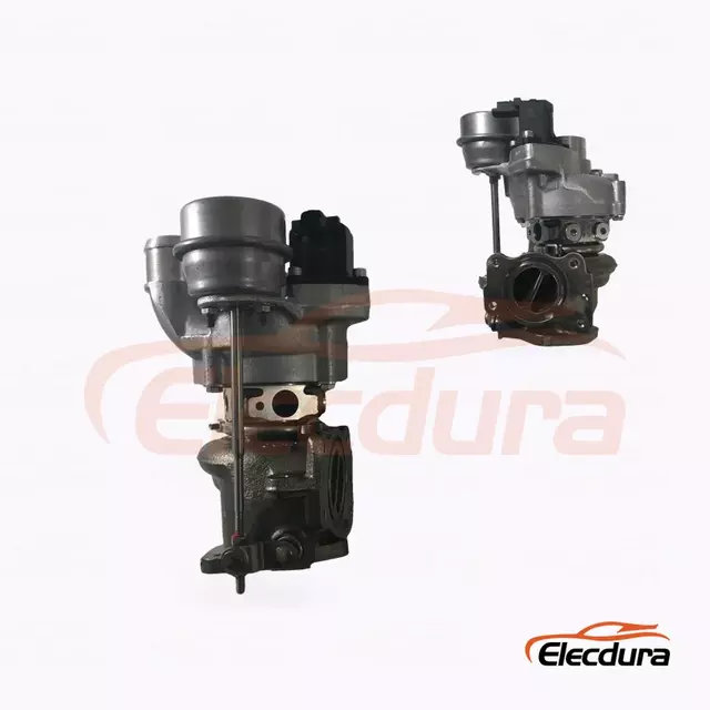 Elecdura K03 Turbocharger 53039880118 OE 53039880118 complete assembly compressor and turbine housing view
