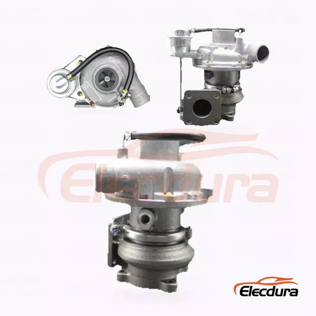 RHF4 AS12 135756180 Turbocharger for Bobcat and Perkins Engines — complete assembly front view