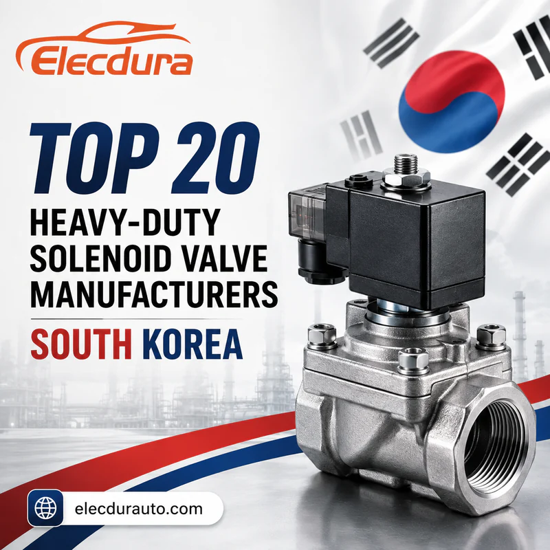 Top 20 Heavy-Duty Solenoid Valve Manufacturers in South Korea