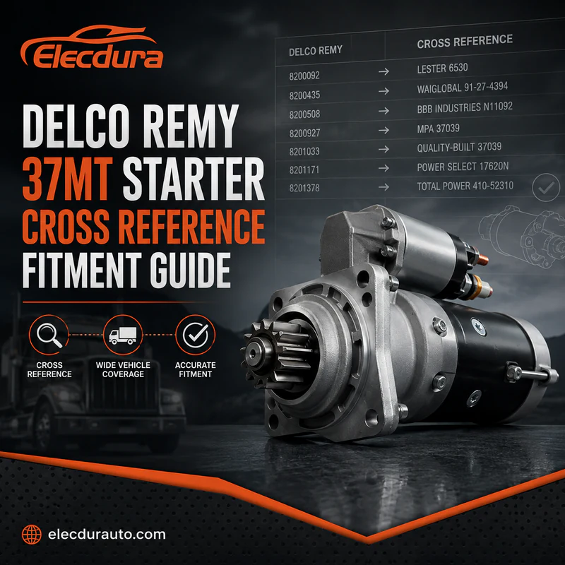 Delco Remy 37MT Starter Motor Cross-Reference and Fitment Guide