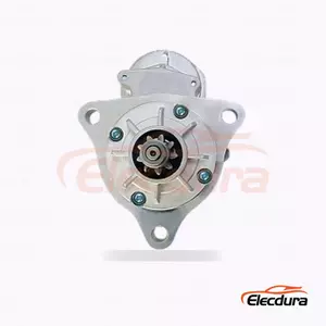 Fiat Diesel 12V 2.5kW 9 Teeth CW Starter Motor, Complete Side View