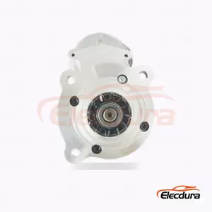 STR6177 Perkins Starter Motor, 12V 4.5kW 12 Teeth, Complete Side View