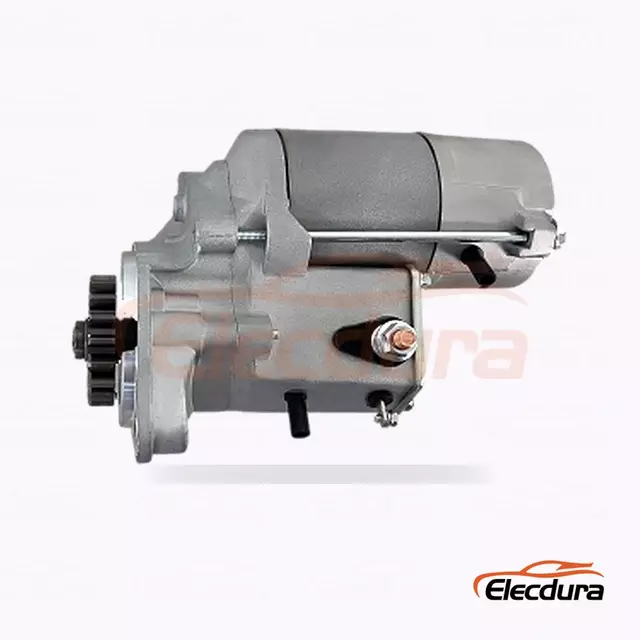 Motor de arranque de servicio pesado FYD140-N, 12 V, 2,0 kW, 18 dientes, vista del terminal trasero