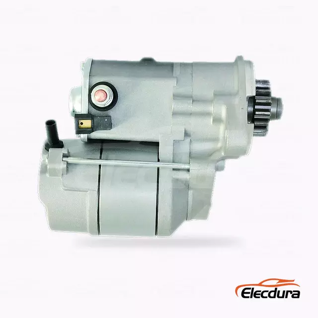 128000-7760 Iseki Tractor Starter Motor Wholesale Supplier, Complete Side View