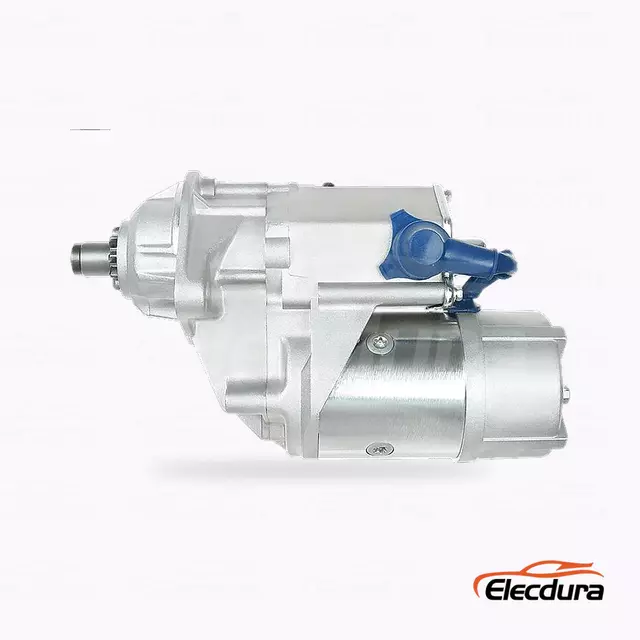 228000-0630 Komatsu WA120 Starter Motor Wholesale 24V, Complete Side View