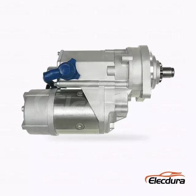 228000-7500 Caterpillar 3054E Starter Motor Distributor Supply, Complete Side View