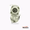 6008634410 Komatsu PC128U1 Cummins 6B Starter Motor Distributor, Drive-End Front View