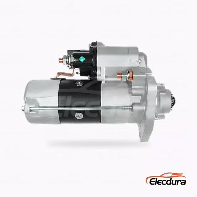 4992285 Motor de partida Cummins QSB 8.3 atacado, vista lateral completa