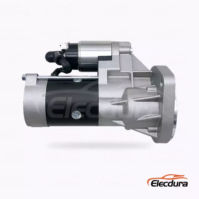 30726 Nissan TD25 12V 2.8kW 9T Starter Motor Wholesale, Complete Side View