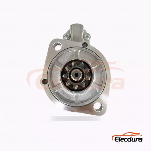 M8T70971 Kubota Starter Motor, 12V 2.2kW 9 Teeth, Complete Side View