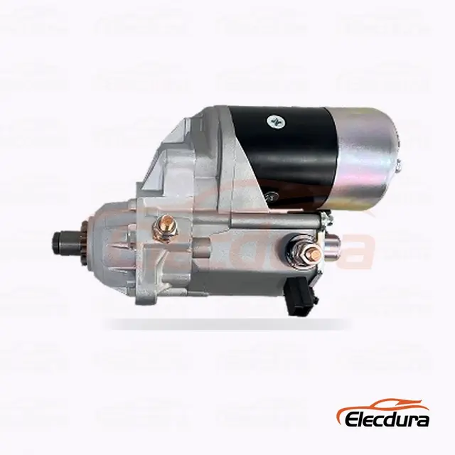 246-25175 Cummins Starter Motor, 12V 2.50kW 10 Gigi, Tampak Samping Lengkap