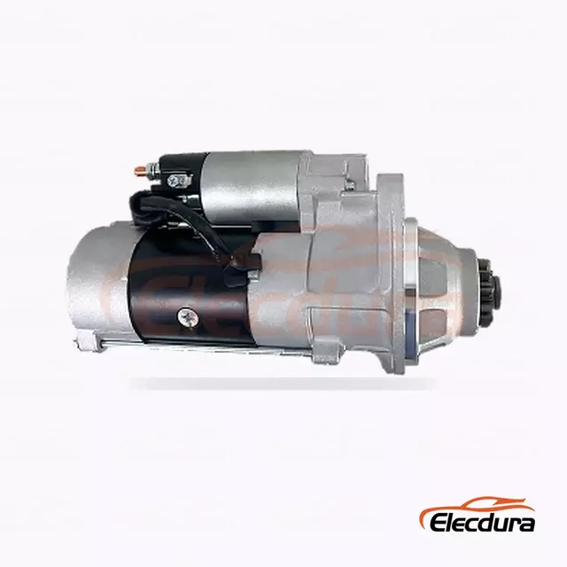 1811004250 いすゞ 6UZ1 大型トラック エンジン スターター モーター、24V 4.5kW 11 歯、完全な側面図