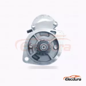 128000-7300 Yanmar 3TNV88 Diesel Equipment Starter Motor, 12V 2.0kW 15 Teeth, Complete Side View